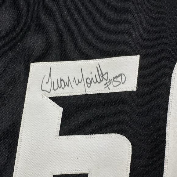 Vtg Rochester Red Wings Jersey Size 50 Flames Juan Morillo Signed Game Worn #50 - Picture 16 of 16